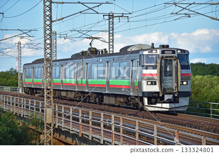 Hakodate Main Line Toyohoro-Ebetsu JR Hokkaido 731 series G-101 formation (Sapporo) 133324801
