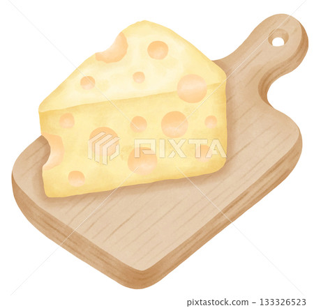 Cheese Lover minimal watercolor cheese design Cheese Lover minimal watercolor cheese design 133326523