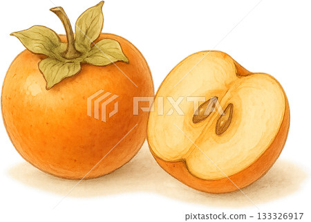 A subtle line drawing illustration 133326917