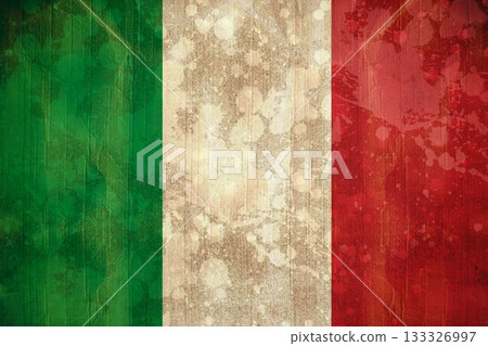 Italy flag in grunge effect Italy flag in grunge effect 133326997
