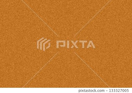 Surface is presenting continuous granular corkboard texture in flat design with orange-brown grains 133327005