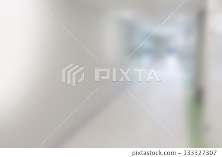 Interior of defocused corridor at office 133327307