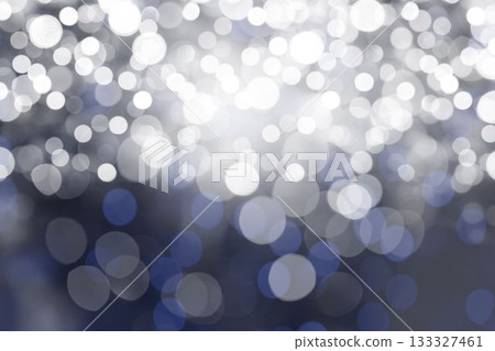 Defocused circular light spots pattern is forming abstract bokeh in flat style, clear background 133327461