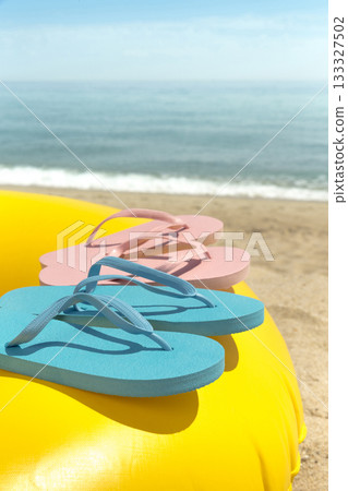 Blue sea and summer vacation Blue sea and summer vacation 133327502