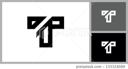 Letter T Icon for Sport 133328089