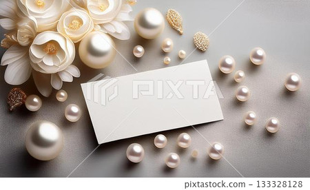 優雅的留言卡 133328128