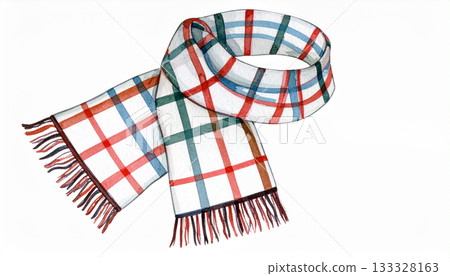 格子圍巾 133328163