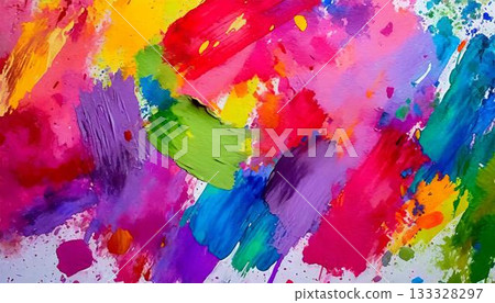 Colorful abstract painting 133328297