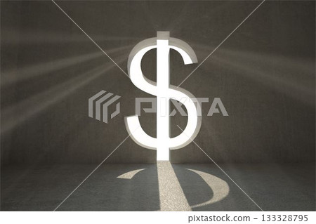 Grey room with dollar door Grey room with dollar door 133328795