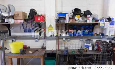 Equipment in shelf at factory Equipment in shelf at factory 133328879