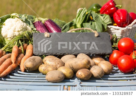 Vegetables at farmers market 133328937