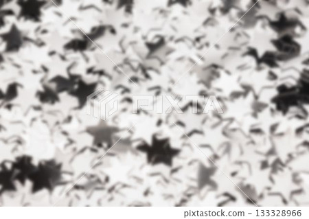 Many silver star decorations background 133328966