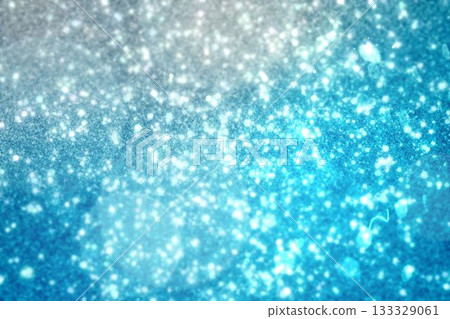 White snow and stars on blue 133329061
