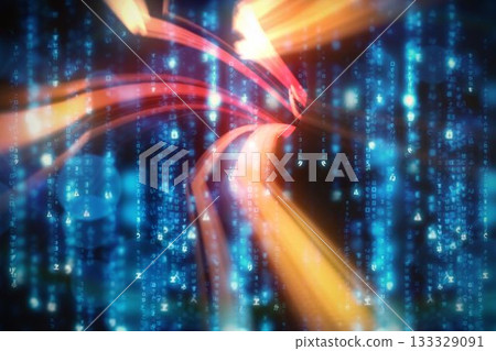 Wallpaper of computer showing orange lines Wallpaper of computer showing orange lines 133329091