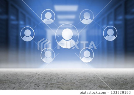 Online community graphic above desert Online community graphic above desert 133329193