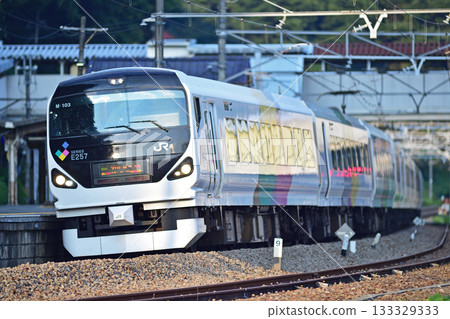 中央幹線上野原JR東日本E257系M-103編組（松本）梓海司 133329333