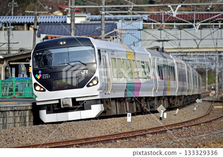 Chuo Main Line Uenohara JR East E257 series M-114 formation (Matsumoto) Azusa Kaiji Chuo Main Line Uenohara JR East E257 series M-114 formation (Matsumoto) Azusa Kaiji 133329336