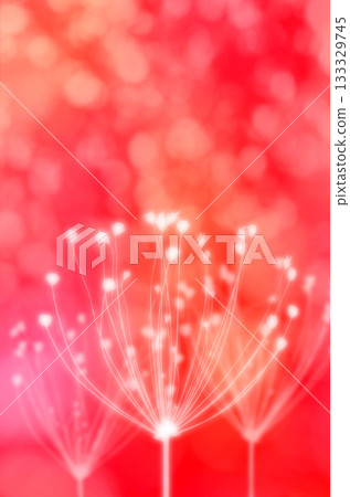 Sparkling flower art drawn with "Androsacea" flowers that spread like fireworks 133329745