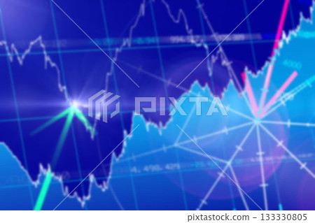 Digital generated image of graph 133330805