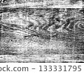 Rough shabby wood texture, monochrome photo 133331795
