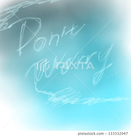 Chalk art in blue light 133332047