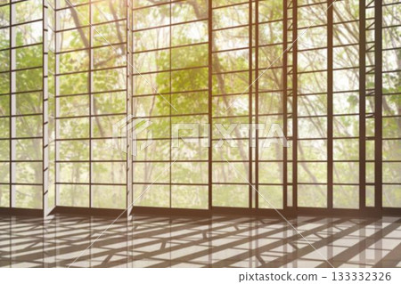 View of trees out of a window 133332326