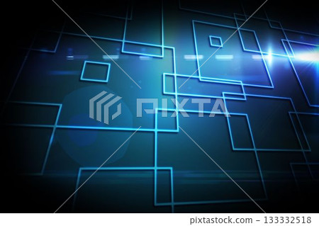 Black background with shiny squares 133332518