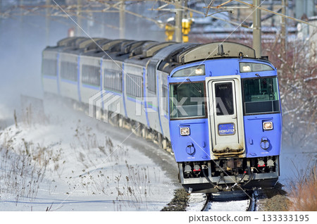 Chitose Line Kitahiroshima-Shimamatsu JR Hokkaido Kiha 183 Series Hokuto 133333195