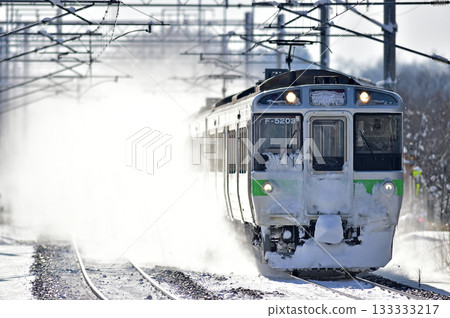 Chitose Line Shimamatsu-Kitahiroshima JR Hokkaido 721 series F-5203 train (Sapporo) Airport Chitose Line Shimamatsu-Kitahiroshima JR Hokkaido 721 series F-5203 train (Sapporo) Airport 133333217