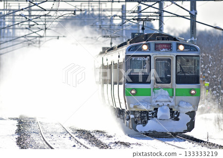 Chitose Line Shimamatsu-Kitahiroshima JR Hokkaido 721 series F-4204 train (Sapporo) Airport Chitose Line Shimamatsu-Kitahiroshima JR Hokkaido 721 series F-4204 train (Sapporo) Airport 133333219