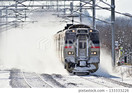 Chitose Line, Shimamatsu-Kitahiroshima, JR Hokkaido, 731 series, G-115 formation (Sapporo) Chitose Line, Shimamatsu-Kitahiroshima, JR Hokkaido, 731 series, G-115 formation (Sapporo) 133333226