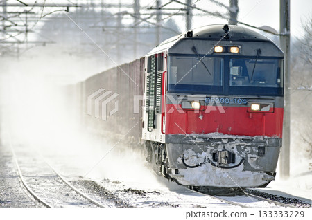 Chitose Line Shimamatsu-Kitahiroshima JR Freight DF200-104 (Goryokaku) Chitose Line Shimamatsu-Kitahiroshima JR Freight DF200-104 (Goryokaku) 133333229