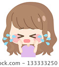Girl with fluffy hair (crying) 133333250