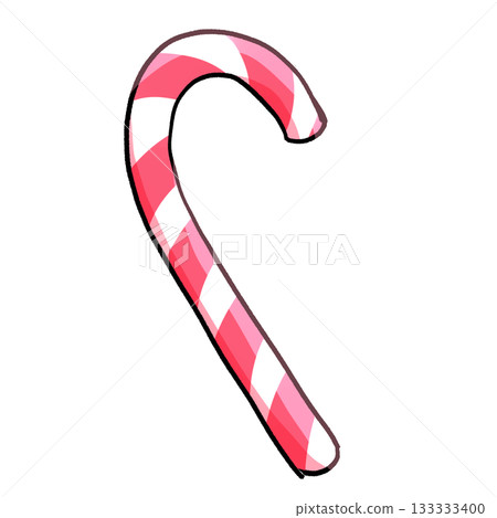 Hand-drawn Christmas candy 133333400