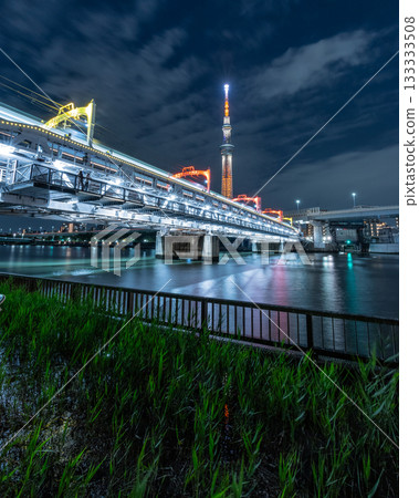隅田天空步道的夜景 隅田天空步道的夜景 133333508