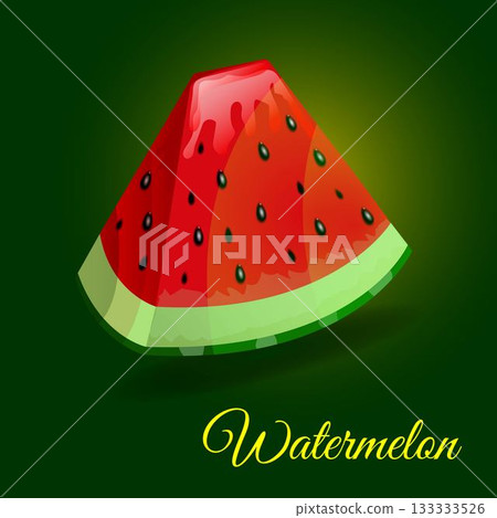 National Watermelon Day, Watermelon Day editable template, National Watermelon Day, vector stock illustration. 133333526