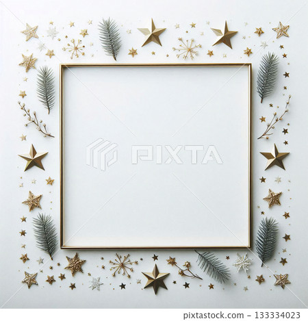 Simple and elegant winter card material 133334023