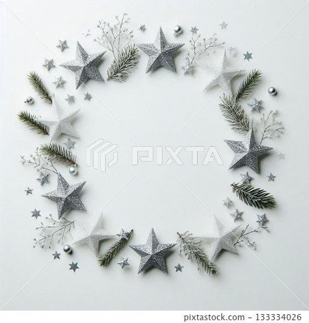 Minimalist winter decoration material 133334026