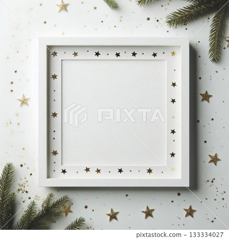 聖誕相框設計，適合冬季假期 133334027
