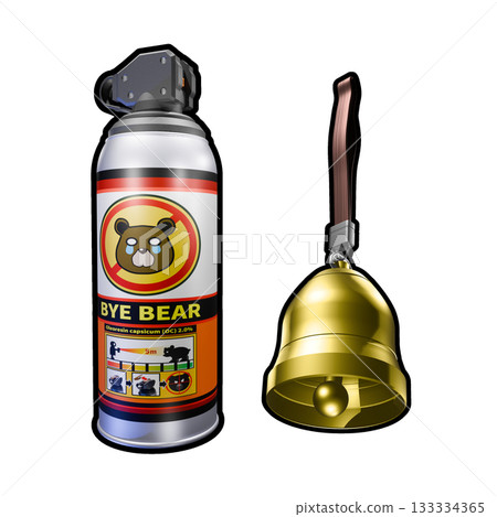 防熊噴霧和防熊鈴套裝(防熊噴霧和防熊鈴) 防熊噴霧和防熊鈴套裝(防熊噴霧和防熊鈴) 133334365