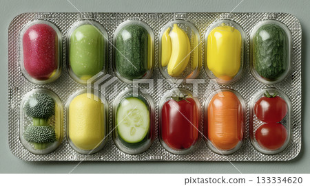 Healthy lifestyle idea using food as medicine 133334620