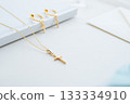 Cross pendant and hoop earrings - gift image 133334910