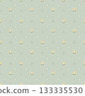 seamless minimal flower repeat pattern background, flat jpg illustration graphic design 133335530