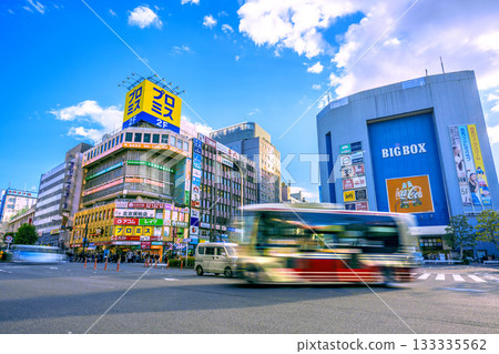 日本東京城市景觀,包括高田馬場站 日本東京城市景觀,包括高田馬場站 133335562