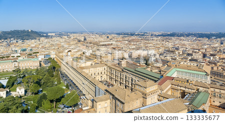 View of the Vatican and Rome from St. Peter's Basilica View of the Vatican and Rome from St. Peter's Basilica 133335677