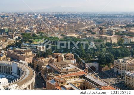 View of the Vatican and Rome from St. Peter's Basilica View of the Vatican and Rome from St. Peter's Basilica 133335732