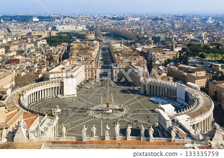 View of the Vatican and Rome from St. Peter's Basilica 133335759