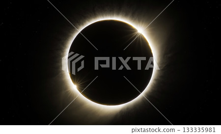 Spectacular solar eclipse lights up the sky showcasing the beauty of celestial events 133335981