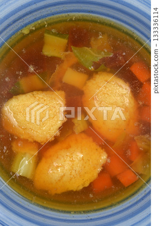 Clear Soup Close-up Clear Soup Close-up 133336114