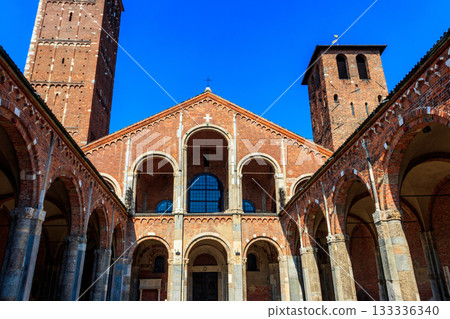 Basilica of Sant'Ambrogio in Milan, Italy Basilica of Sant'Ambrogio in Milan, Italy 133336340